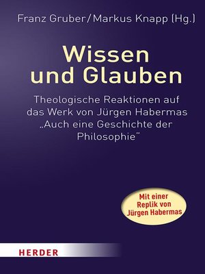 cover image of Wissen und Glauben